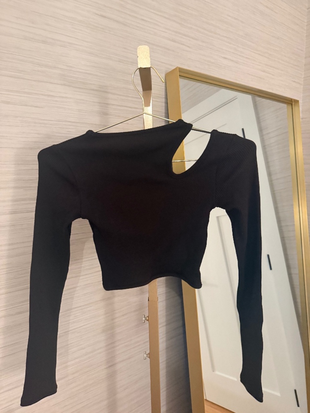 Black Crop  Zara Shirt